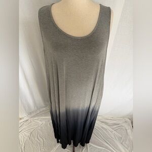 NWT Torrid Gray/Black Ombre Super Soft Maxi Dress - Torrid Size 4 (26, 4X)